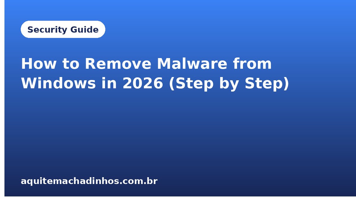 How to Remove Malware from Windows in 2026 (Step by Step)